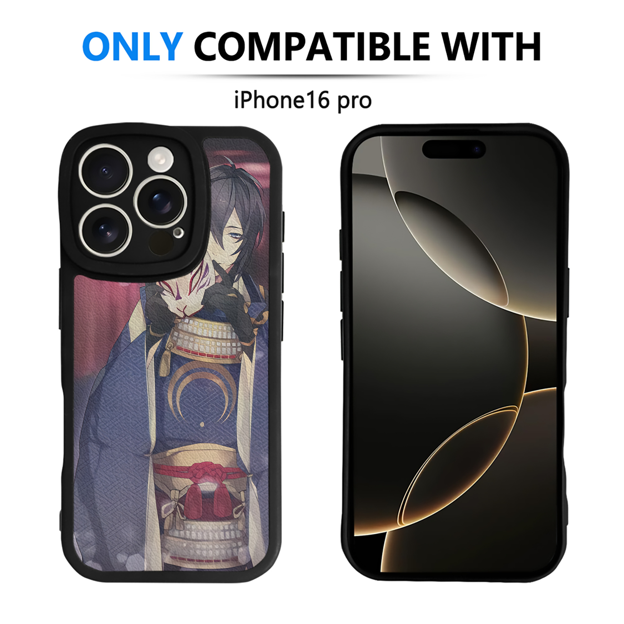 （画像用） 刀剣乱舞 Touken Ranbu 【iPhone 16シリーズ対応】シリコンスマホケース（レザー調） 材質：シリコン